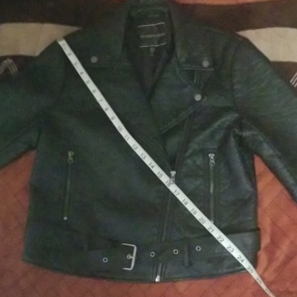 Victoria Secret Faux Leather Moto Jacket - Picture 11 of 12
